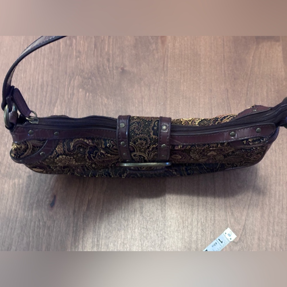 Coldwater Creek Regal Boho Paisley Tapestry Bag - Picture 8 of 16